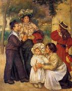 Pierre-Auguste Renoir La famille d`artiste USA oil painting artist
